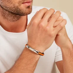 Bracelet Jourdan Cuir Noir