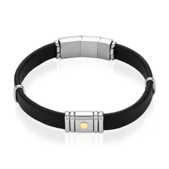 Bracelet Jourdan Cuir Noir