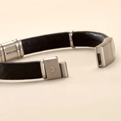Bracelet Jourdan Cuir Noir