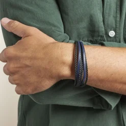 Bracelet Jourdan Homme Byron Acier Argente