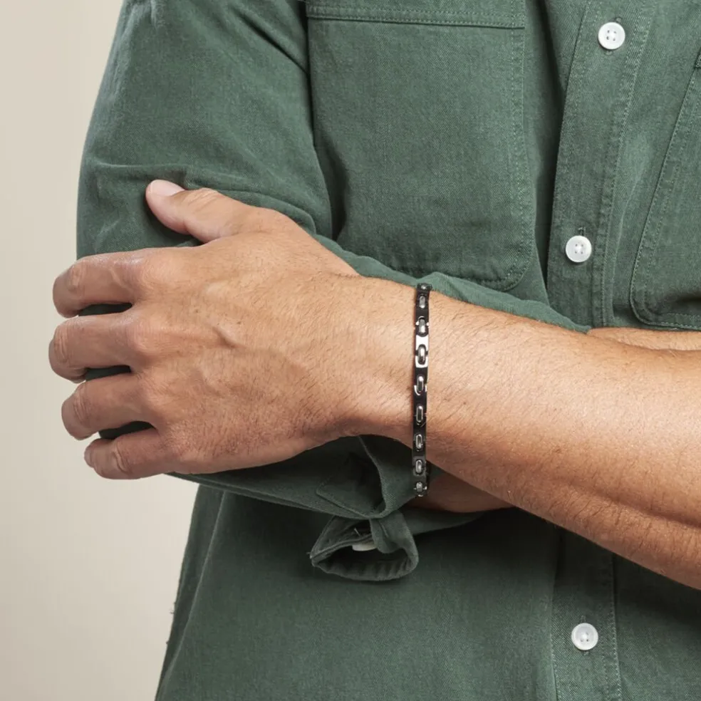 Bracelet Jourdan Homme Dinema Acier Argente