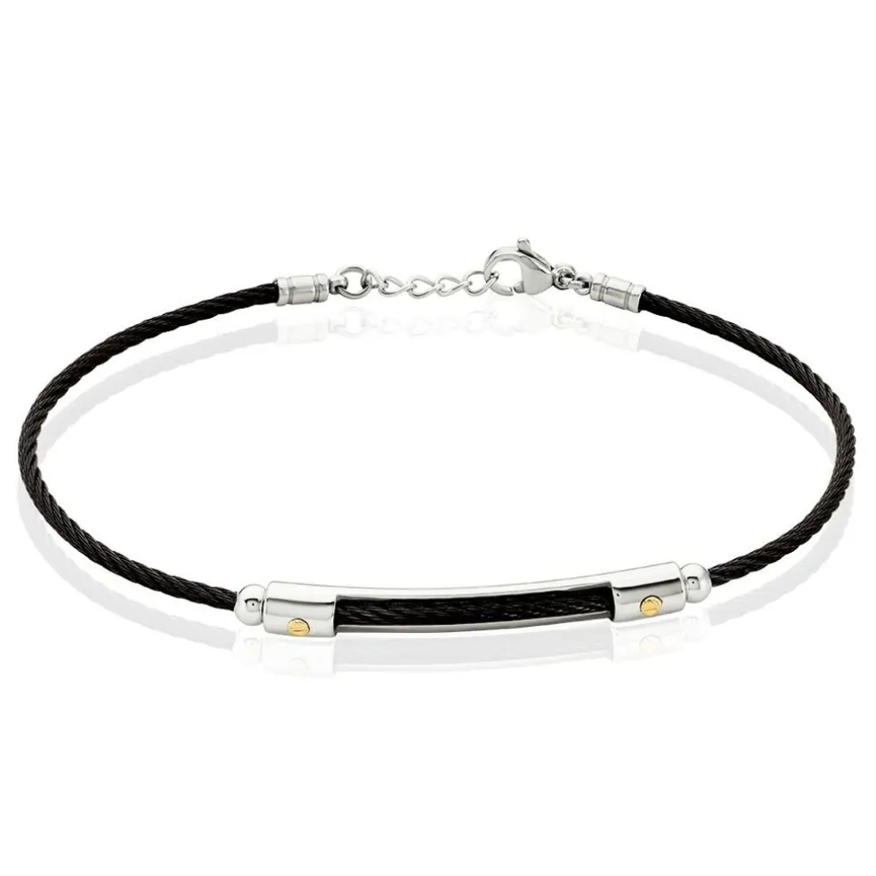 Bracelet Jourdan Kameo Acier Bicolore