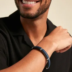 Bracelet Jourdan Marin Cuir Multicolore