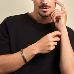 Bracelet Jourdan Priam Acier Bicolore