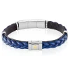Bracelet Jourdan Trenza Acier Bicolore