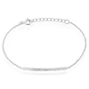Bracelet Judith Argent Blanc Oxyde De Zirconium