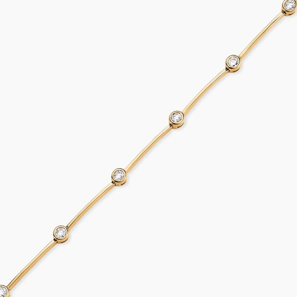 Bracelet Kaelig Plaqué Or Jaune Oxyde De Zirconium