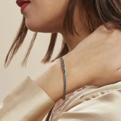 Bracelet Kalyane Argent Bicolore