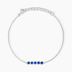 Bracelet Karrie Argent Blanc Oxyde De Zirconium