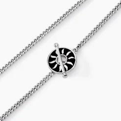 Bracelet Keenan Argent Blanc