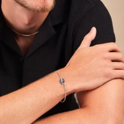 Bracelet Keenan Argent Blanc