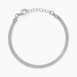 Bracelet Kelline Argent Blanc