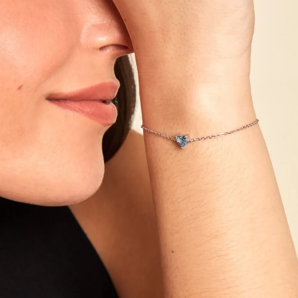 Bracelet Kelvyn Argent Blanc Oxyde De Zirconium