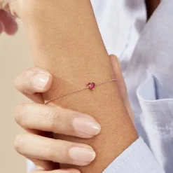 Bracelet Kelvyn Argent Rose Oxyde