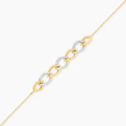 Bracelet Khatijah Or Jaune Diamant