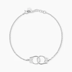 Bracelet Kim Argent Blanc