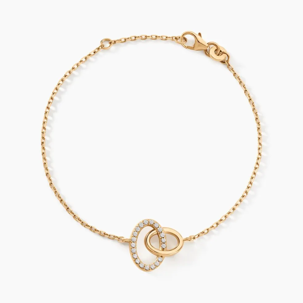 Bracelet Kimberlie Plaqué Or Jaune Oxyde De Zirconium