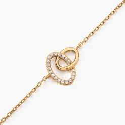 Bracelet Kimberlie Plaqué Or Jaune Oxyde De Zirconium