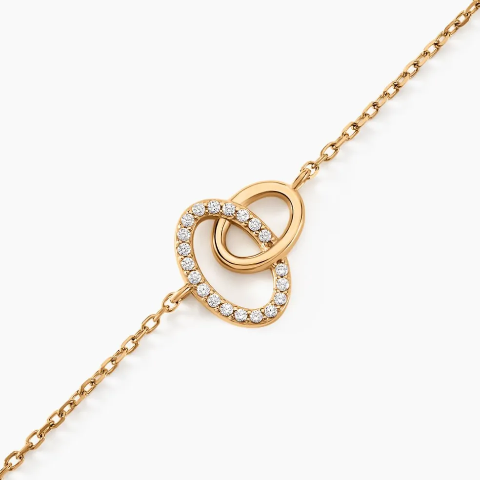 Bracelet Kimberlie Plaqué Or Jaune Oxyde De Zirconium