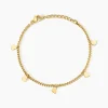 Bracelet Lady Chic Acier Jaune