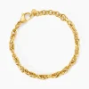 Bracelet Lady Code Acier Jaune