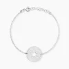 Bracelet Lauretta Argent Blanc