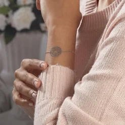 Bracelet Lauretta Argent Blanc