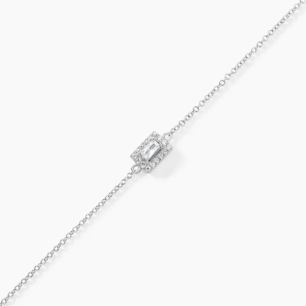 Bracelet Laurine Argent Blanc Oxyde De Zirconium