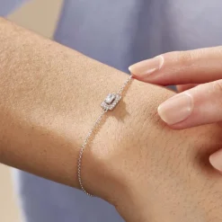 Bracelet Laurine Argent Blanc Oxyde De Zirconium