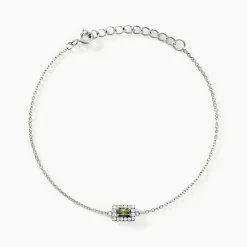 Bracelet Laurine Argent Blanc Oxyde De Zirconium