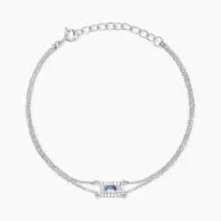 Bracelet Laurine Argent Blanc Oxyde De Zirconium