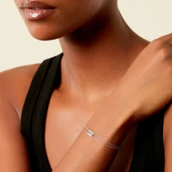 Bracelet Laurine Argent Blanc Oxyde De Zirconium