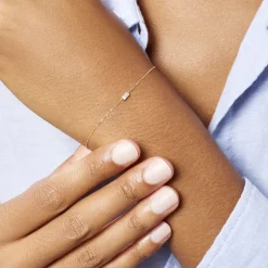 Bracelet Lawry Or Jaune Oxyde De Zirconium