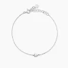 Bracelet Leandra Argent Blanc