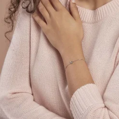 Bracelet Leandra Argent Blanc