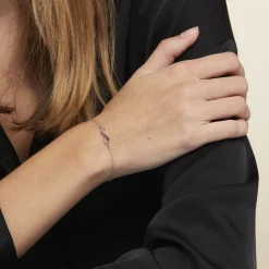 Bracelet Leevi Argent Blanc