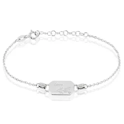 Bracelet Lenus Argent Oxydes De Zirconium