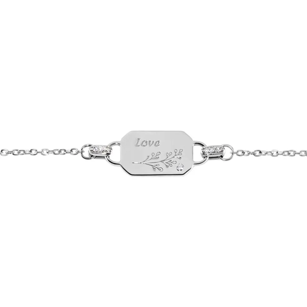 Bracelet Lenus Argent Oxydes De Zirconium