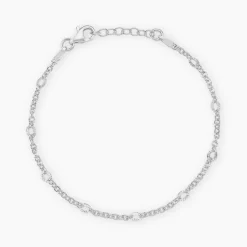 Bracelet Leodie Argent Blanc