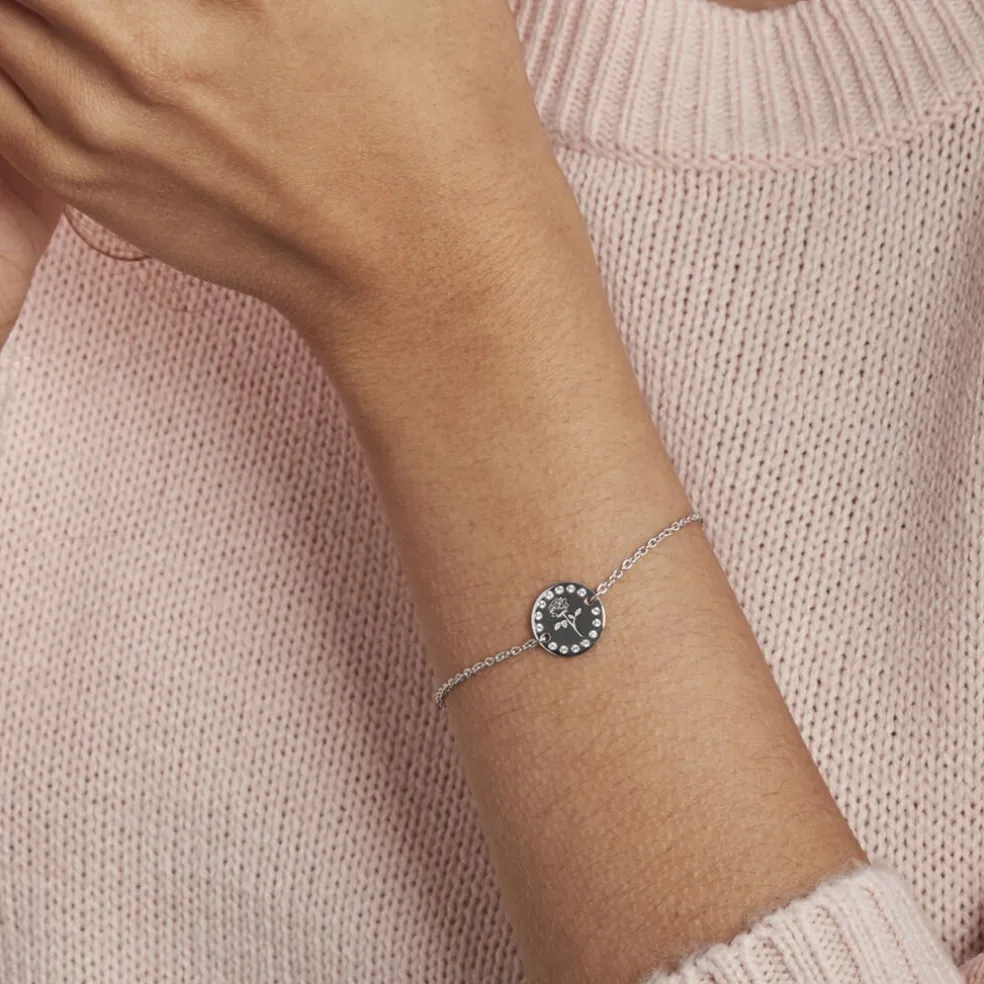 Bracelet Leonello Argent Oxydes De Zirconium