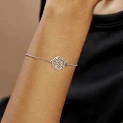 Bracelet Lev Argent Blanc
