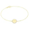 Bracelet Levon Or Jaune Oxyde De Zirconium