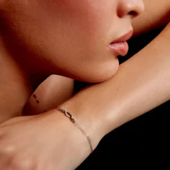 Bracelet Lilybeth Or Blanc Diamant