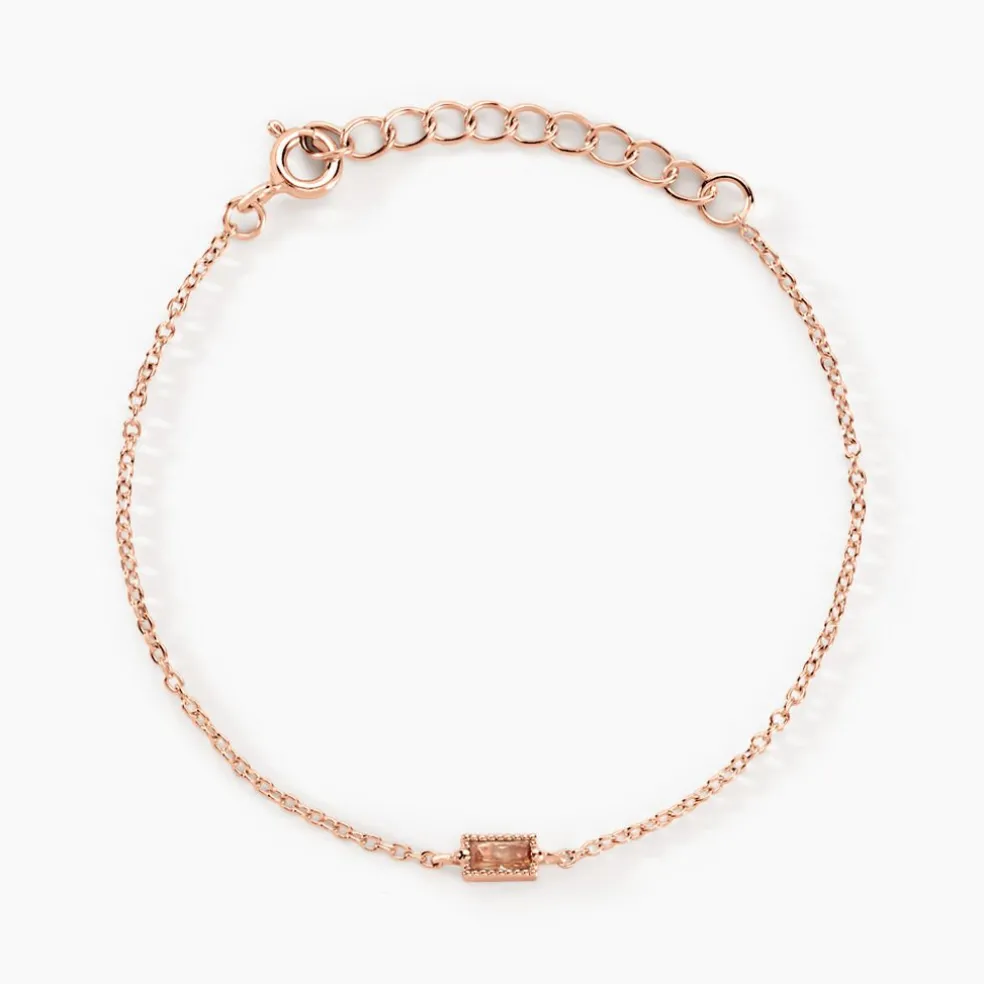 Bracelet Lipa Argent Rose Oxyde De Zirconium