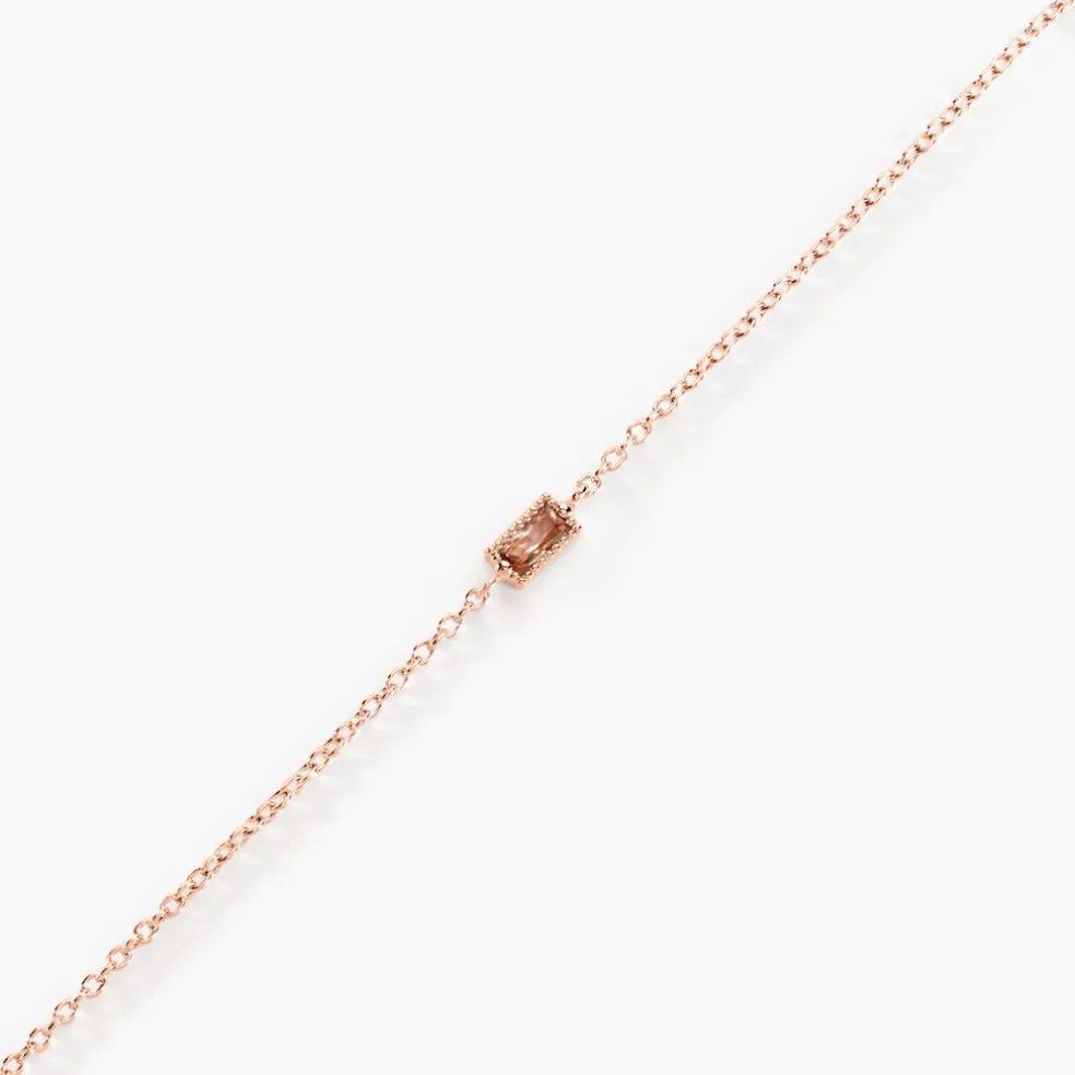 Bracelet Lipa Argent Rose Oxyde De Zirconium