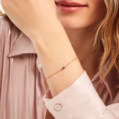 Bracelet Lipa Argent Rose Oxyde De Zirconium