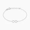 Bracelet Lirael Argent Blanc