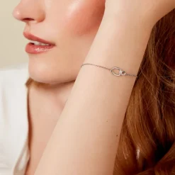 Bracelet Loline Argent Blanc Oxyde De Zirconium
