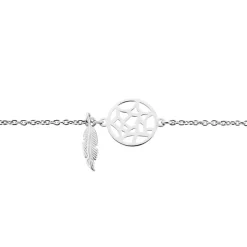 Bracelet Lorelle Argent Blanc