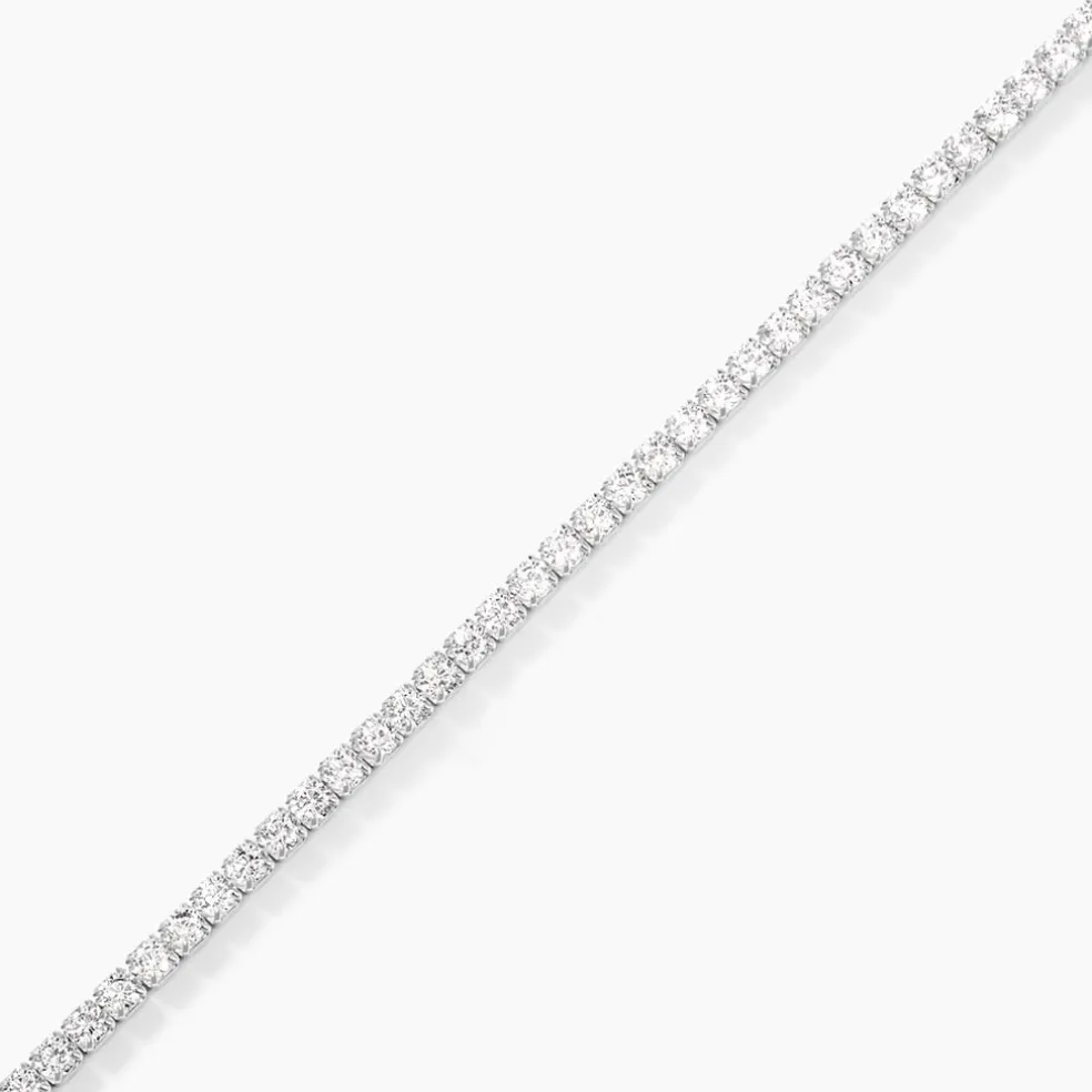 Bracelet Lou-anne Argent Blanc Oxydes De Zirconium